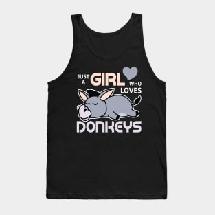 Donkey Girl Woman Tank Top